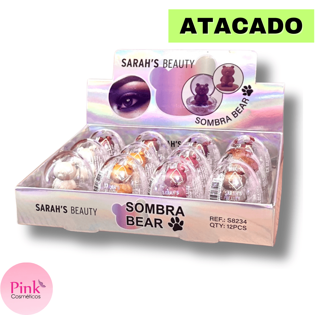 BOX SOMBRA BEAR S8234 12 UND - SARAH'S BEAUTY | Pink