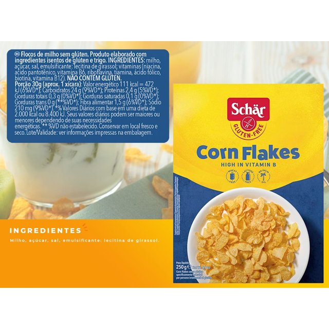 Corn Flakes Schar 250g | Capital Fitness