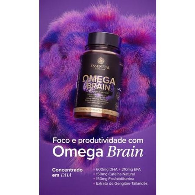 Omega Brainwave Omega Brain Essential Nutrition 60 Cápsulas | Capital Fitness