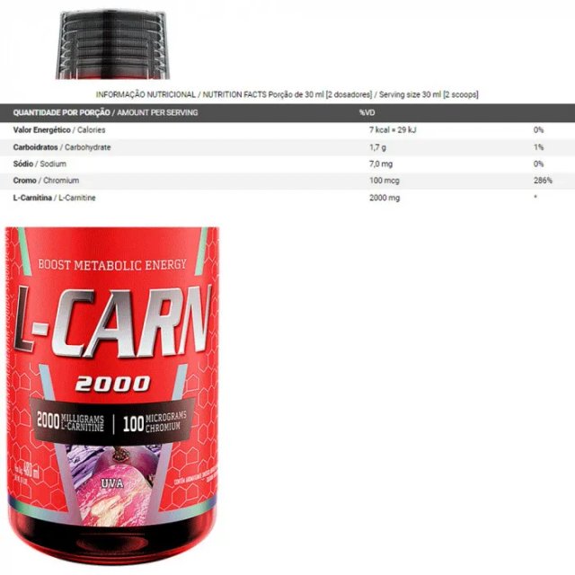 l carnitina integralmedica L Carnitina Integralmedica Uva 480ml