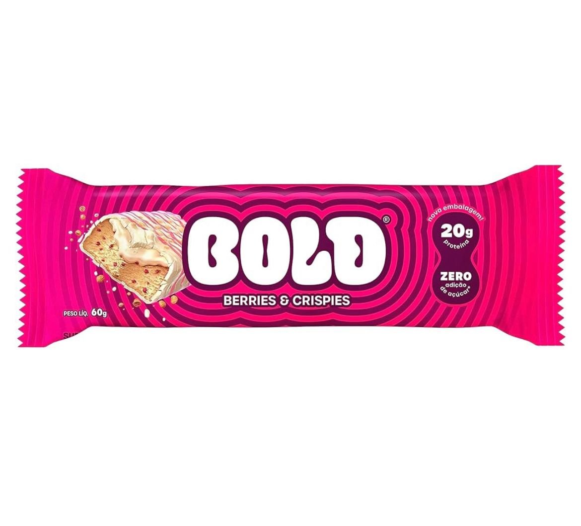 Bold Bar Mousse de Morango 60g | Capital Fitness