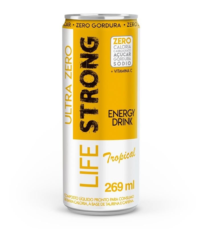Energético Zero Life Strong Frutas Tropicais 269ml | Capital Fitness