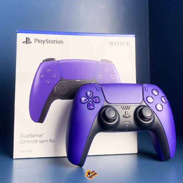 Comando Ps5 Roxo Controle Sony DualSense PS5, Sem Fio , Galactic Purple, Novo, Lacrado ...