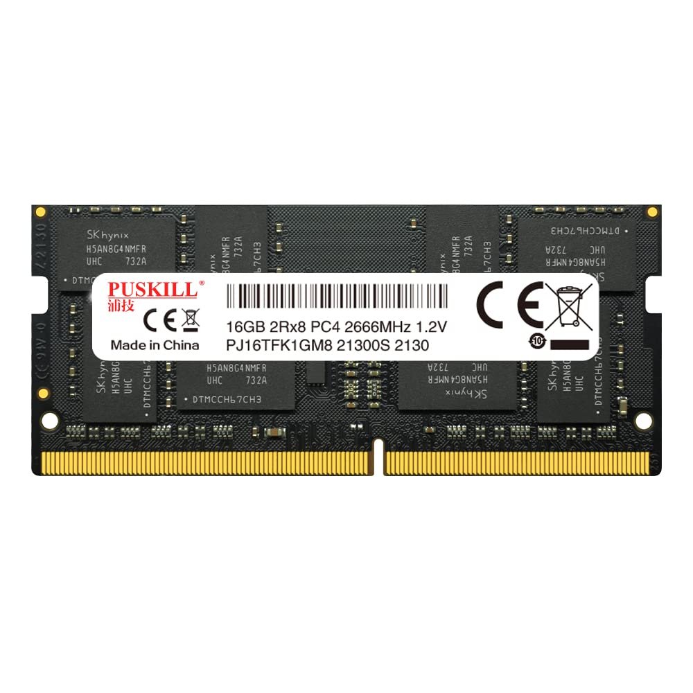 Memória Ram Puskill DDR4, 16 GB 2666 MHz, Nova, Lacrada, Para