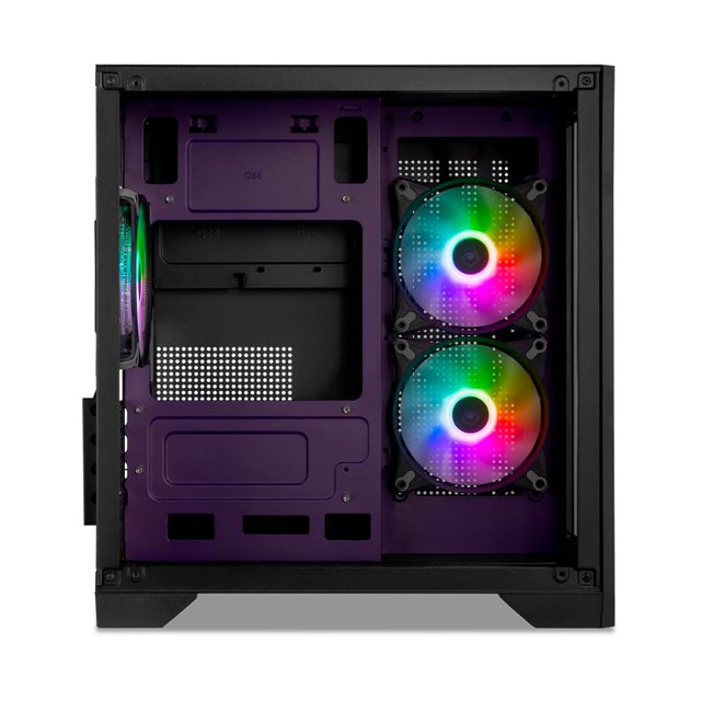 Gabinete Mancer CV100 Purple Edition, ARGB, Mid-Tower, Lateral De Vidro ...