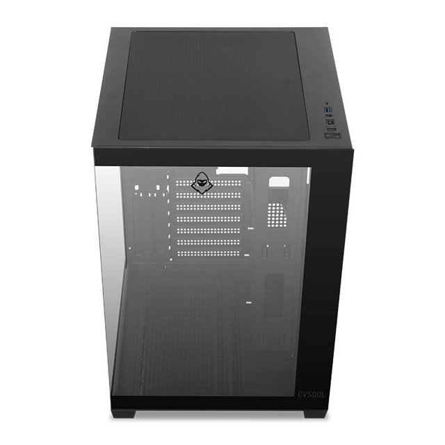 Gabinete Gamer Mancer CV500L, Mid Tower, Lateral De Vidro, Preto, Novo ...