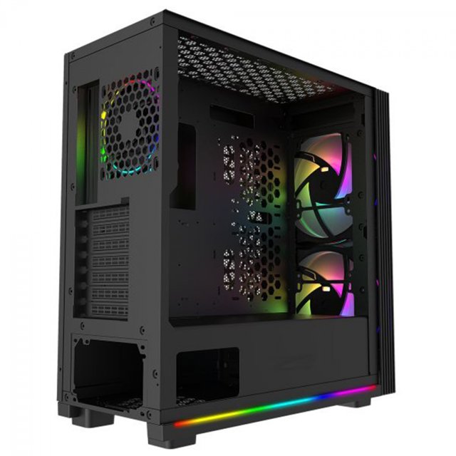 Gabinete Gamer SuperFrame Vortex, ARGB, Mid Tower, Vidro Temperado, E ...