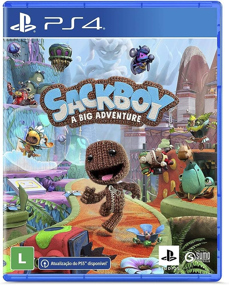 Jogo Sackboy: Uma Grande Aventura, PS4, Midia Fisica, Português