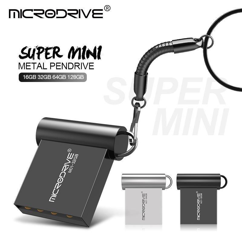 Mini Pen Drive 32 GB, Microdrive, USB 2.0, Metal, Original | Infotec