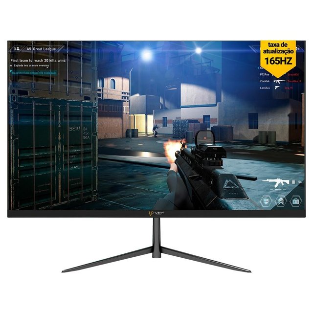 Monitor Gamer Husky Snow 23.6 LED Full HD, VA, Curvo, 165Hz, 1ms, NOVO