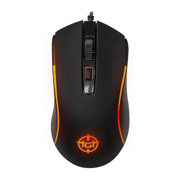 Mouse Gamer Tgt Ar15, Rainbow, 1600 Dpi, 4 Botoes, Preto, Novo, Na ...