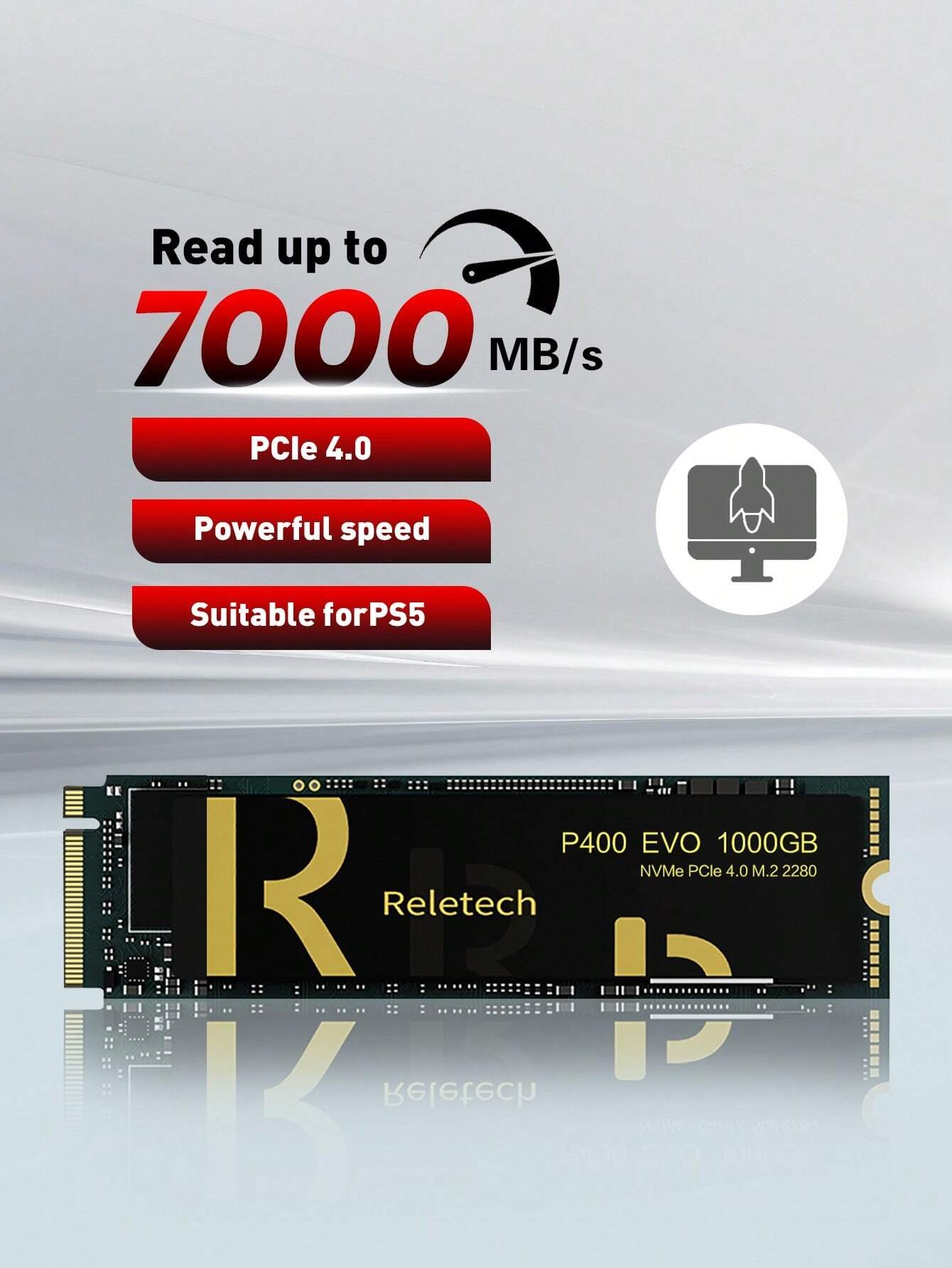 Reletech M.2 2230 SSD 1TB PCIe3.0 Hard Drive M2 SSD NVMe