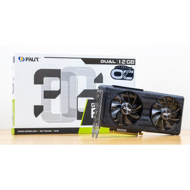 Placa de Vídeo Palit NVIDIA GeForce RTX 3060 Dual, LHR, 12GB, GDDR6 ...