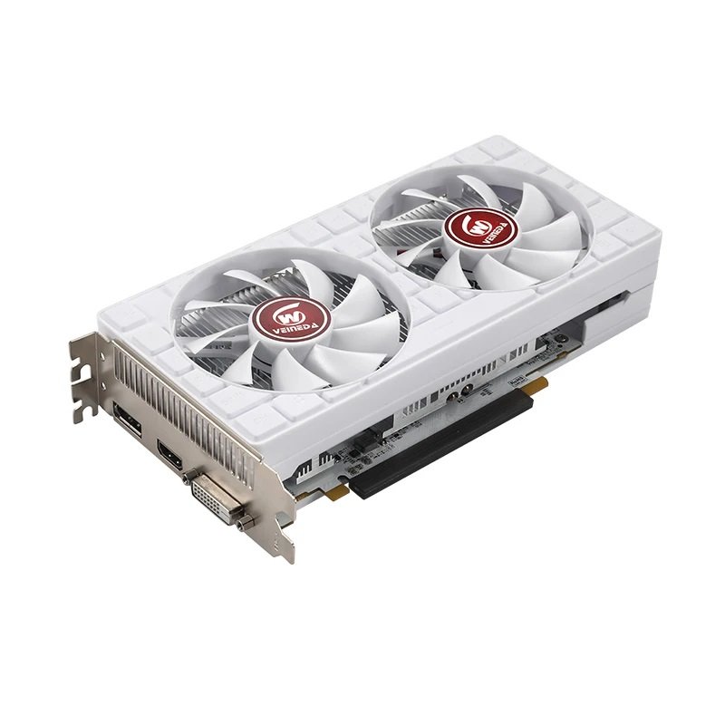 Placa de vídeo Veineida RX580, 8GB ,256 Bits, Branca, Nova, Na
