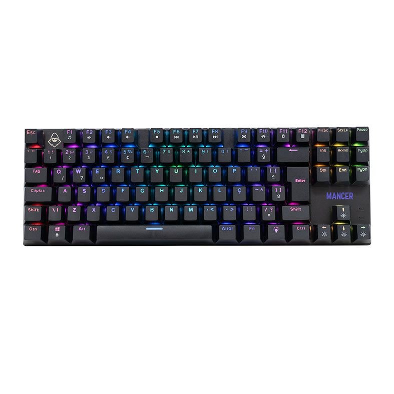 Teclado Mecanico Gamer Mancer Shade MK2, Rainbow, Switch Huano