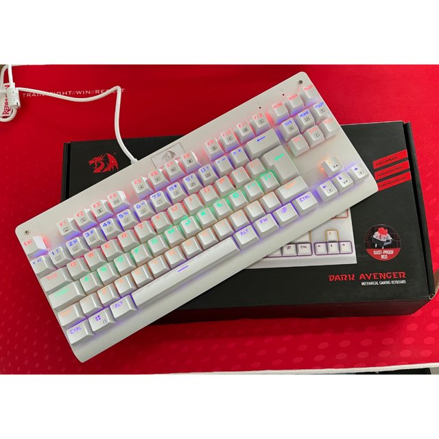 Teclado Mecânico Redragon Dark Avenger Lunar K568 Rainbow, Switch Red ...