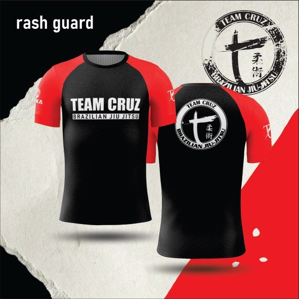 RASH GUARD UNISSEX - MANGA COLORIDA | LOJA TEAM CRUZ