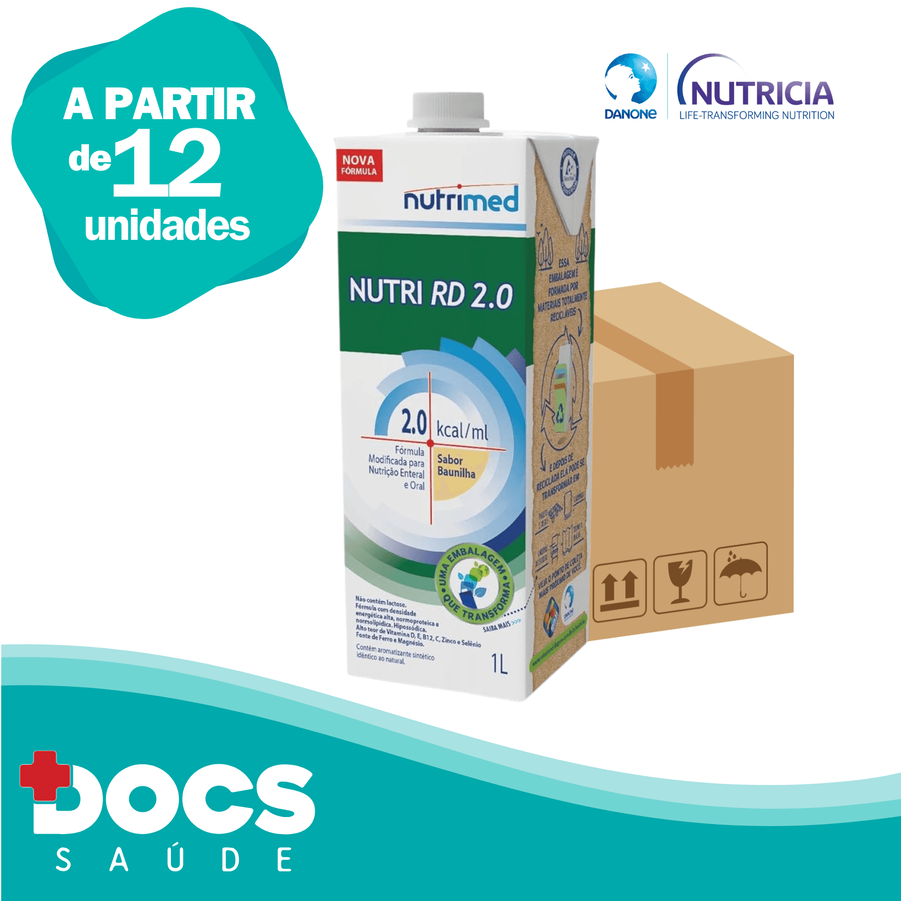 Nutri RD 2.0 Kcal 1000ml Danone | Docs Saúde e Nutrição Campinas