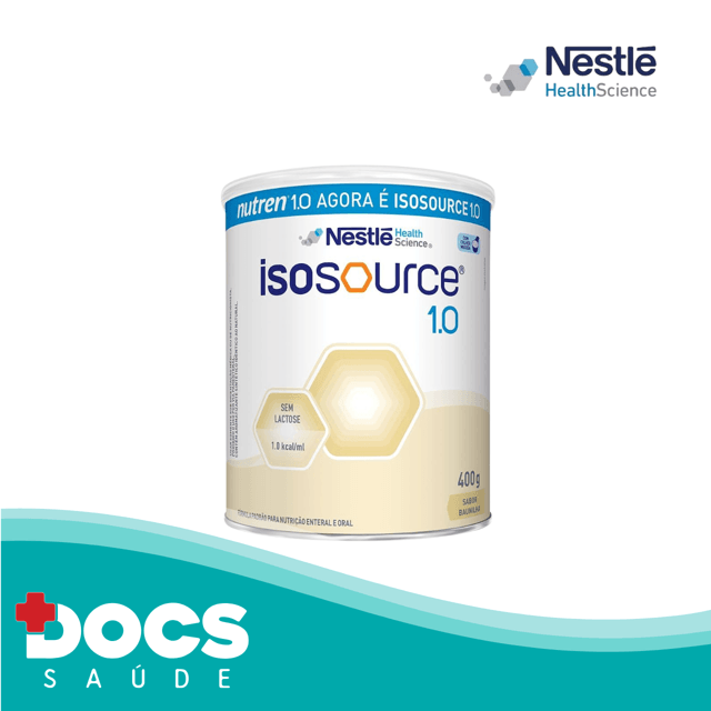 Isosource 1.0 400g Nestlé | Docs Saúde e Nutrição Campinas