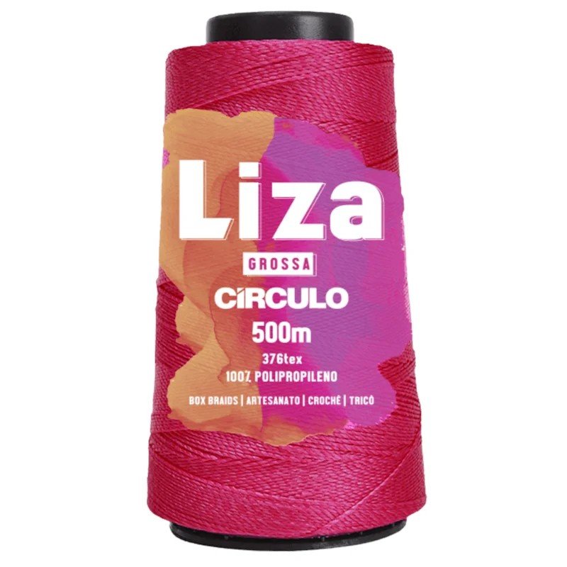 LINHA LIZA GROSSA 500M | Vitoria Biju Armarinho