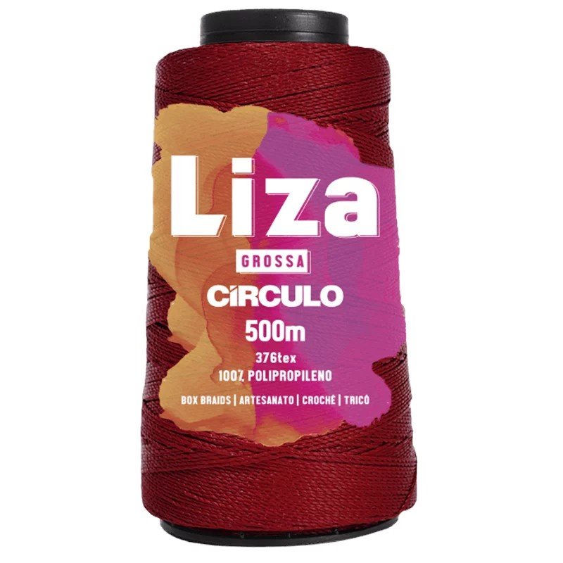 LINHA LIZA GROSSA 500M | Vitoria Biju Armarinho