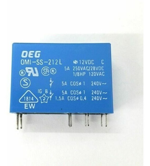 Relé Omi-ss-224l Relé Omi Ss 224l Duplo Contato 8 Pinos 24v Relé Omi-ss-224l Relé Omi Ss 224l Duplo Contato 8 Pinos 24v