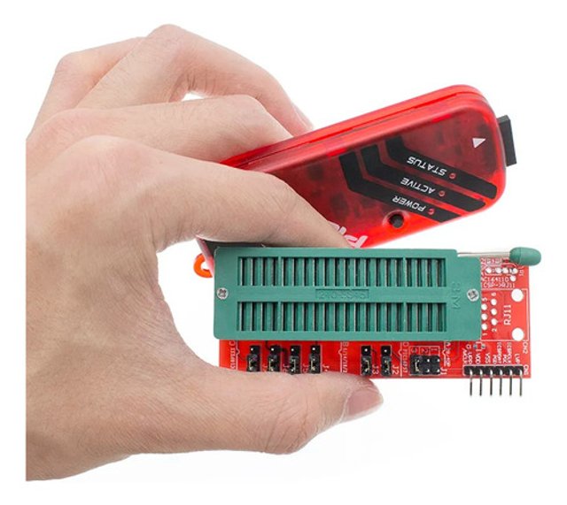 Gravador Pic Usb Pickit 3 Programador Socket Zif Kit Pickit3 | TekniMas