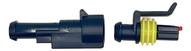 10x Conector Automotivo Superseal 1 Via 282103-1 282079-1 | TekniMas
