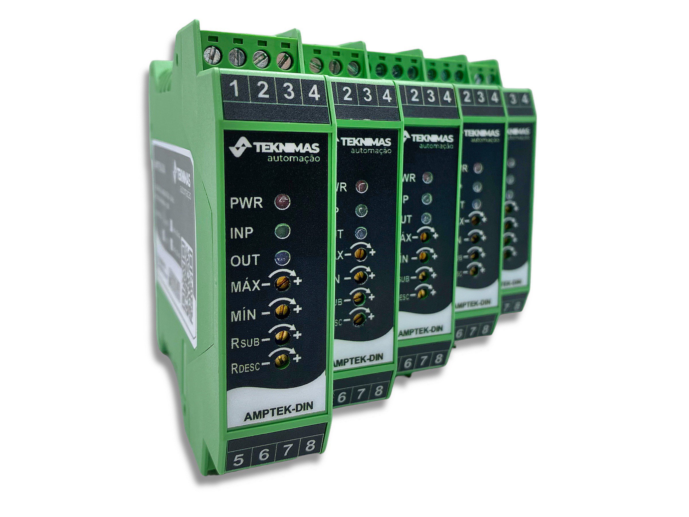 ななな　3点 AMPLIFICADOR PROPORCIONAL AMPTEK-DIN 0-10V (PADRAO) | TekniMas