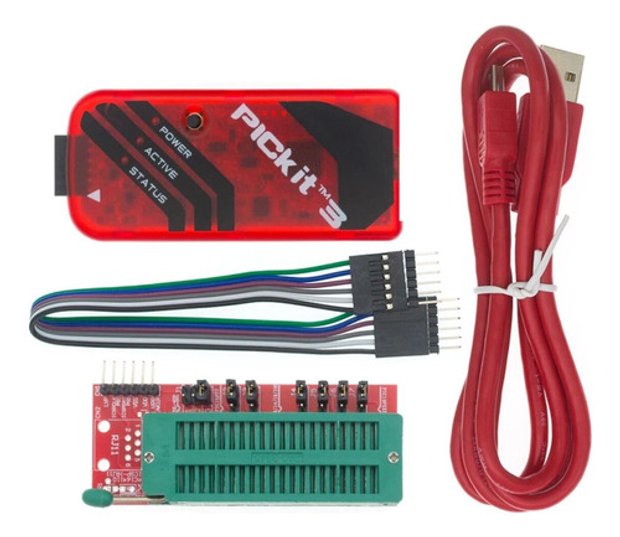 Gravador Pic Usb Pickit 3 Programador Socket Zif Kit Pickit3 | TekniMas