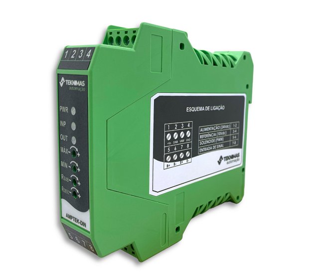 AMPLIFICADOR PROPORCIONAL AMPTEK-DIN 0-10V (PADRAO) | TekniMas