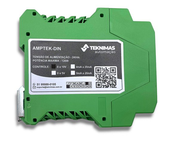 AMPLIFICADOR PROPORCIONAL AMPTEK-DIN 0-10V (PADRAO) | TekniMas