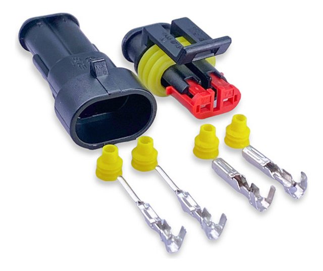 Superseal Connettore Auto Set 2 Poli 0,75-1,50 Mm2 Impermeabile - Foto 8