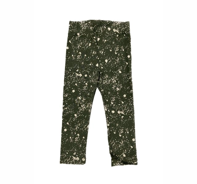 Legging Infantil Respingos Verde Lilibing