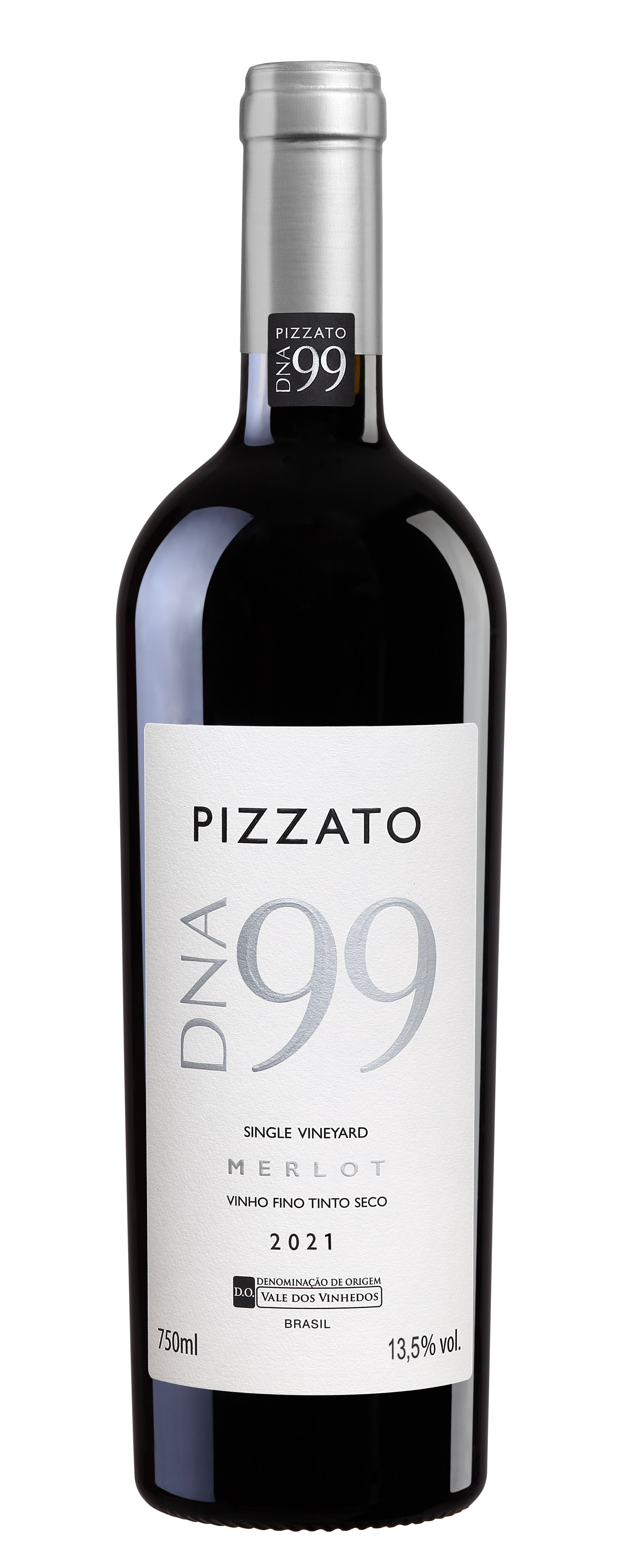 Pizzato DNA 99 Single Vineyard Merlot D.O.V.V. Safra 2021 | Bah Wine