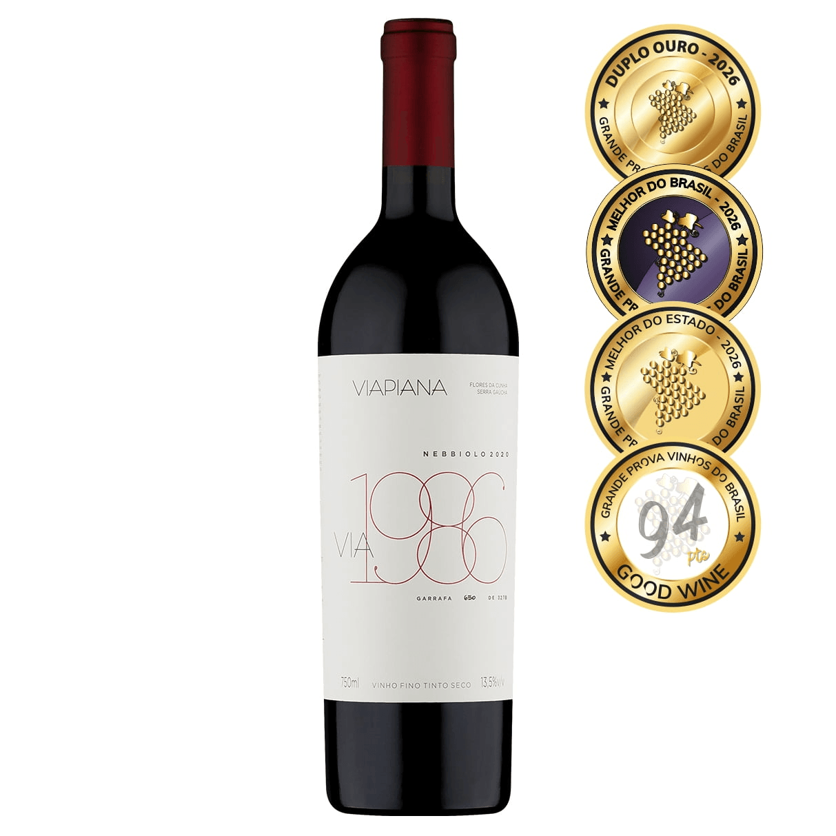 Viapiana VIA1986 Nebbiolo 2020 | Bah Wine