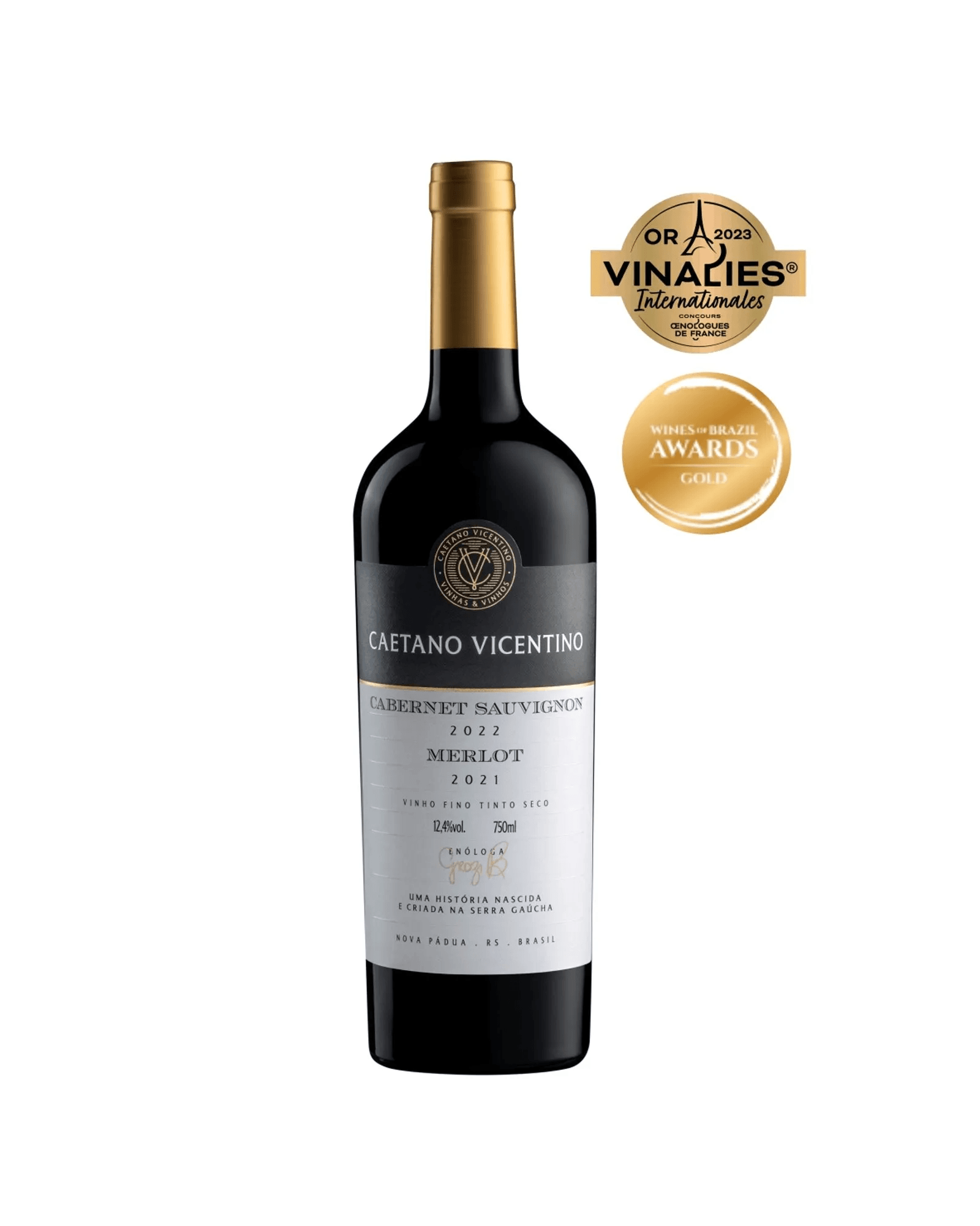 Caetano Vicentino Cabernet Sauvignon e Merlot | Bah Wine