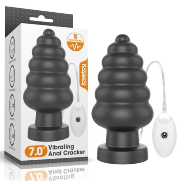 Plug anal 18 cm com vibração Anal Cracker 7.0 - Lovetoy
