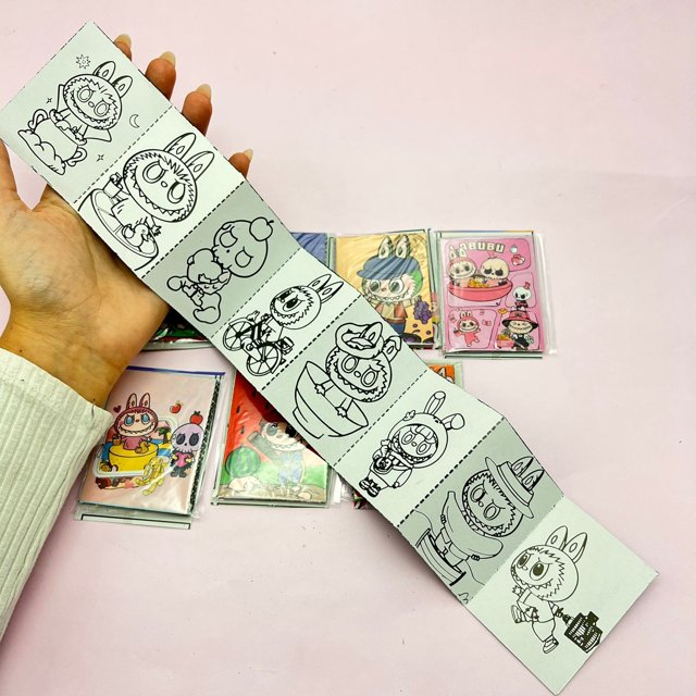 Mini Scratch Cards Labubu | Canetas Divertidas Atacado