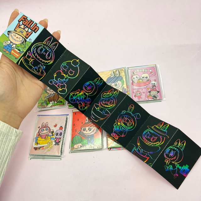 Mini Scratch Cards Labubu | Canetas Divertidas Atacado