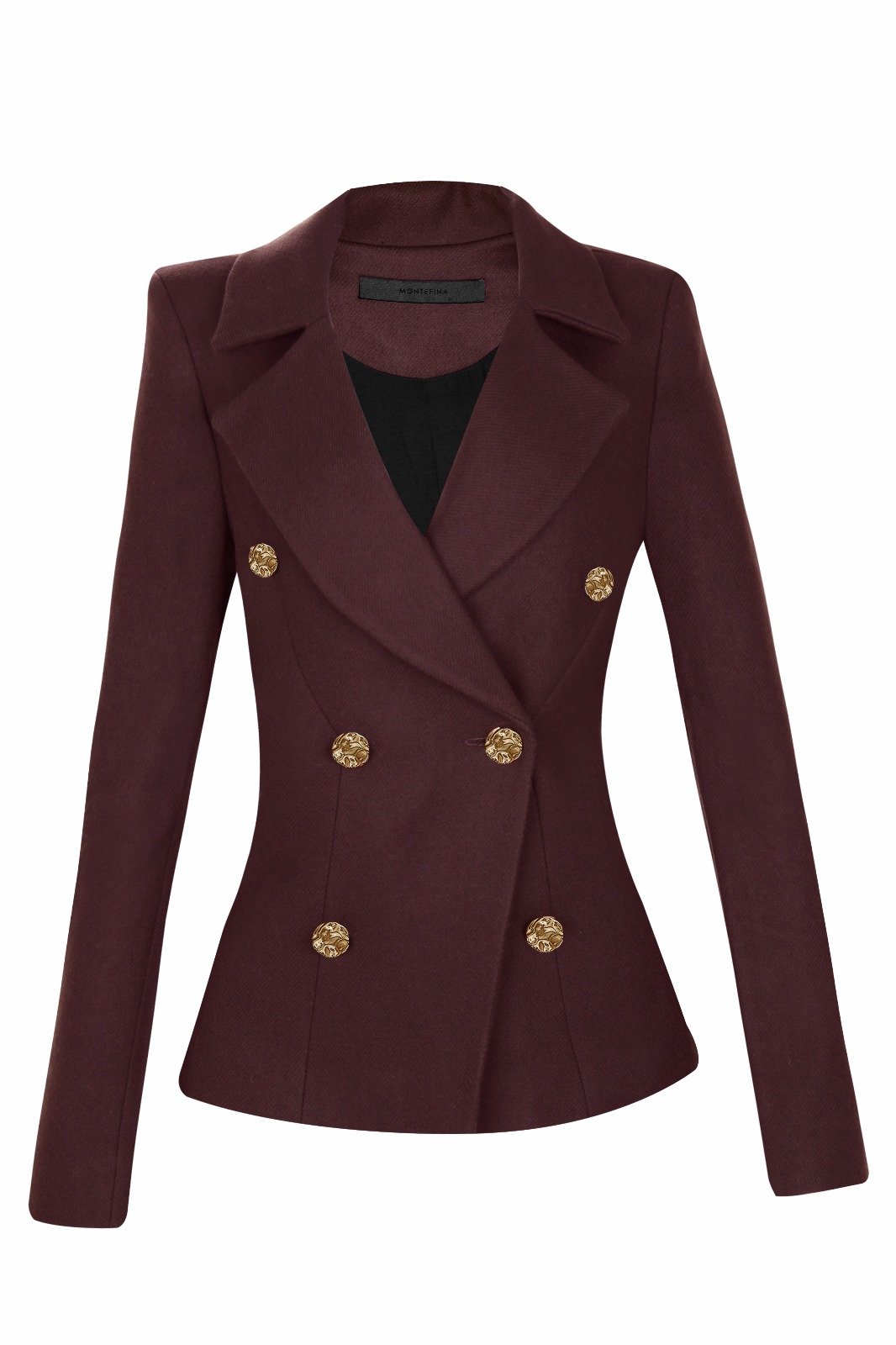 Blazer de Lã Nina Bordô