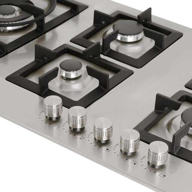 Combo Elettromec Cooktop Quadratto 86 cm e Coifa de Parede Milano 90cm