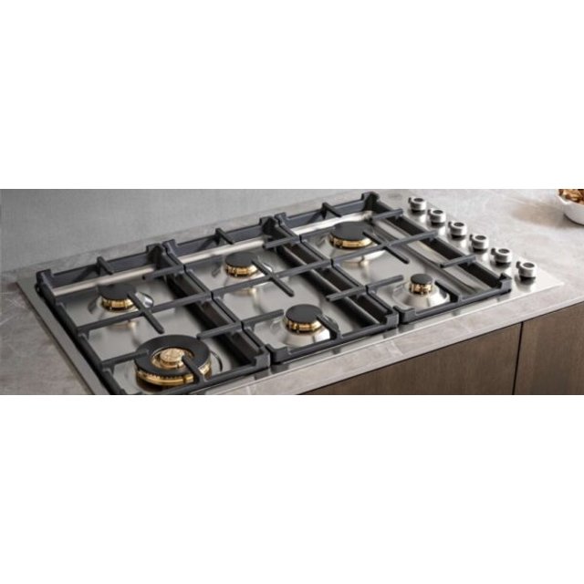 Cooktop a Gás Bertazzoni 6 Bocas PROF366QBXT 220V Space Eletro
