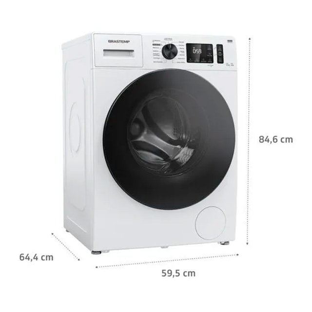 Lava e Seca Brastemp 10kg/6kg Branco com Smart Sensor, Lavar com
