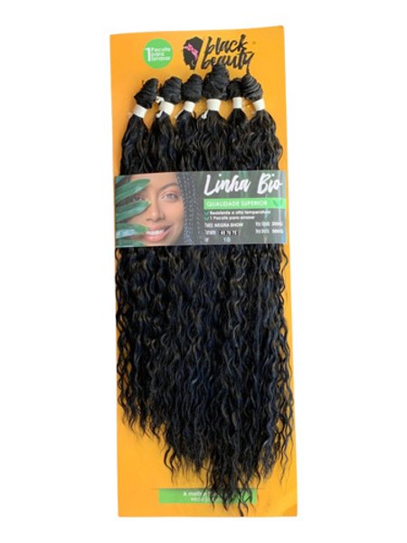 Cabelo Crochet Braids Cacheado Jade (Cor 1B) 300G- 60cm - Black Beauty -  Clube dos Cabelos