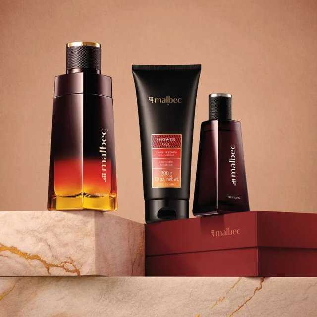 Kit Presente Dia dos Namorados Malbec (3 itens) | RF Perfumaria