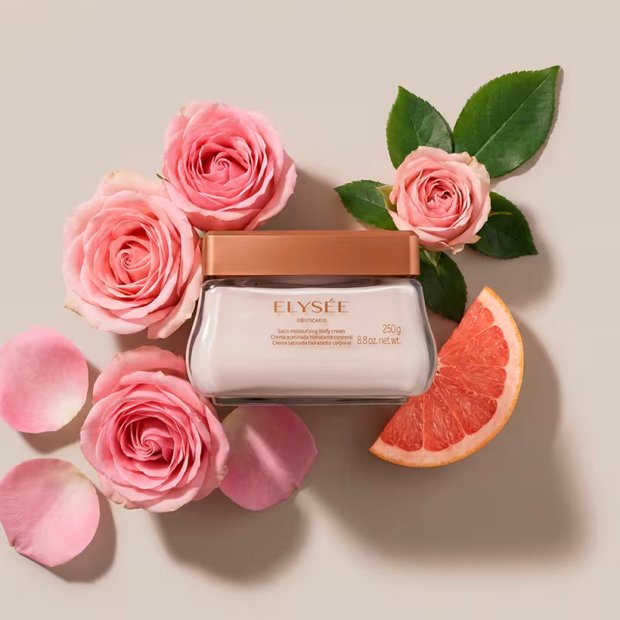 Creme Acetinado Hidratante Corporal Elysée 250g | RF Perfumaria