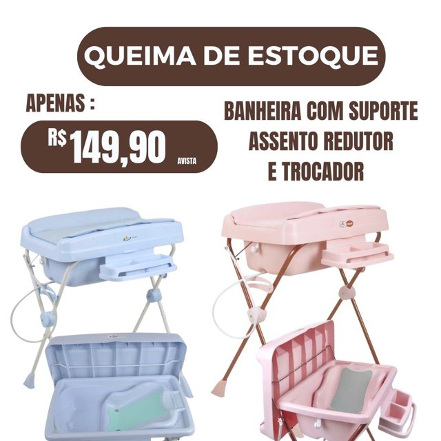 Banheira Com Suporte Bebê Infantil Baby Criança Branca Resistente