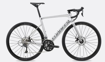 Bicicleta Sunpeed Mars D - 16V Shimano Claris Prata | Bikerunpa