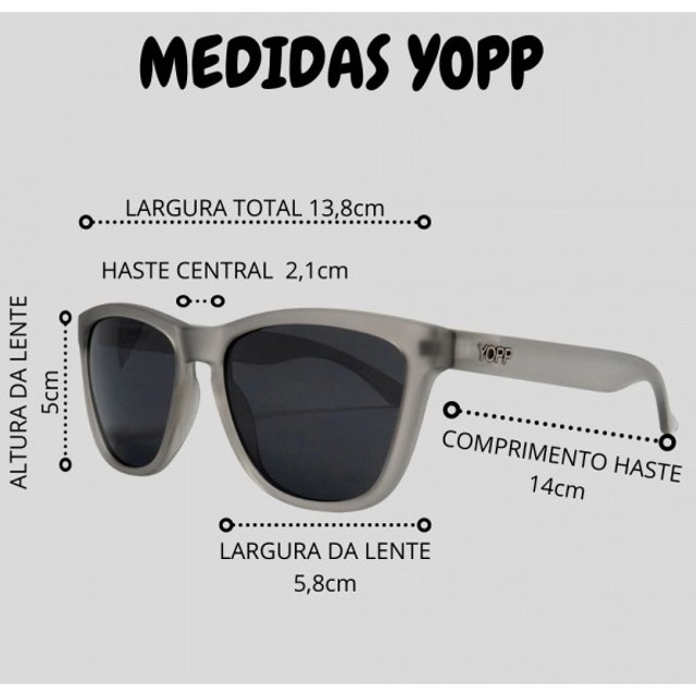 Óculos Yopp Espelhado Ironman Brasil Polarizado UV 400 IM009